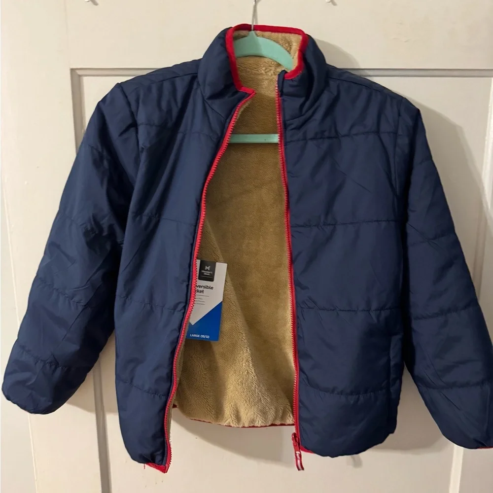 NWT Members Mark reversible jacket.